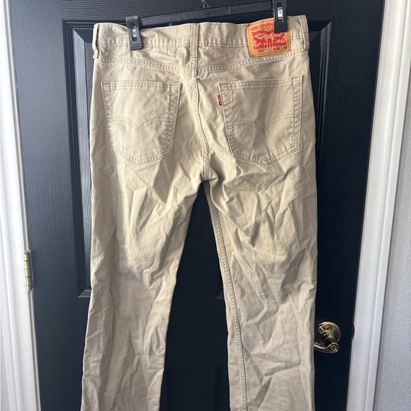 Levi's Men's Straight Jeans - Beige - Picture 3 of 5